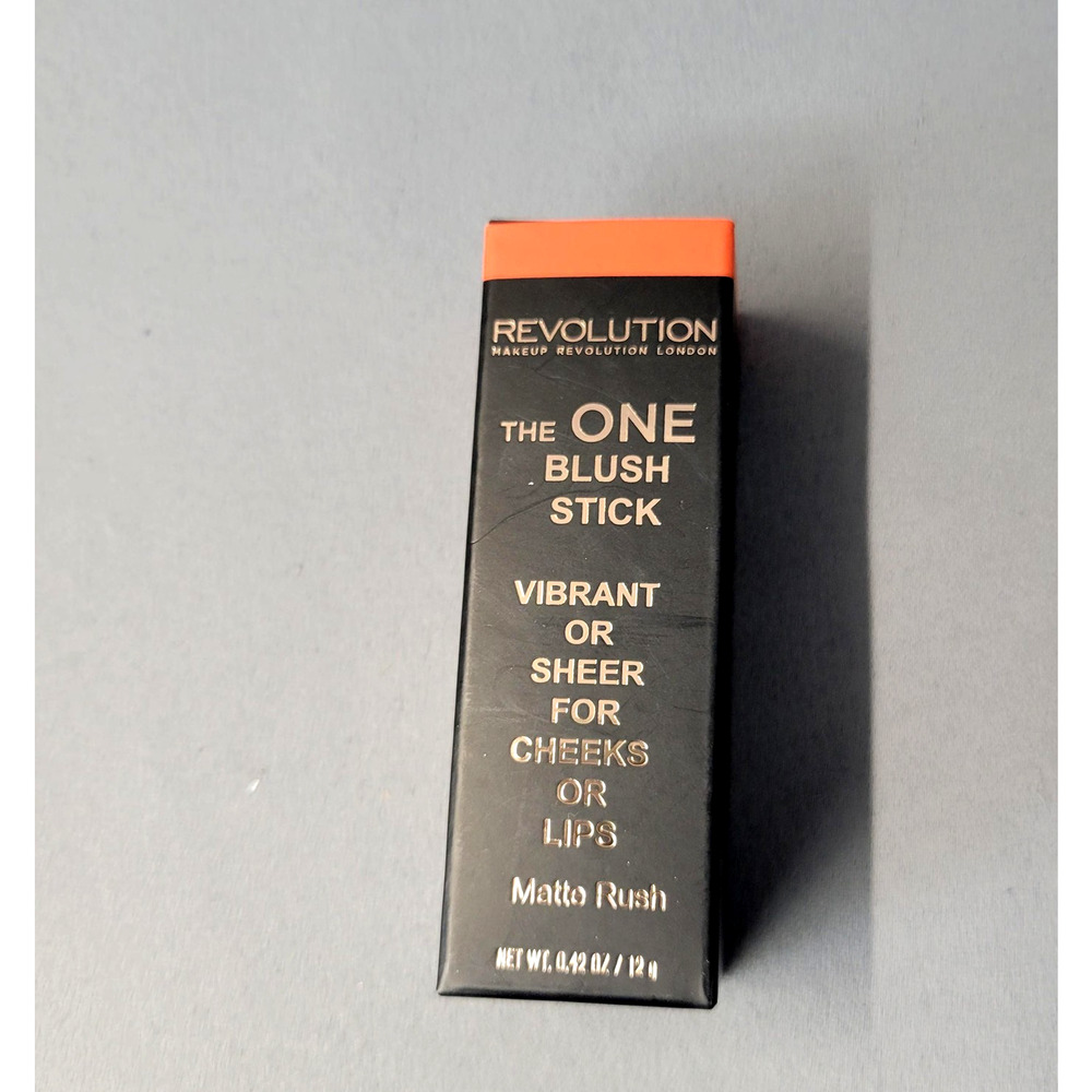 Makeup Revolution The One Blush Stick Matte Rush 0.42 oz Multi-Use Cheeks Lips
